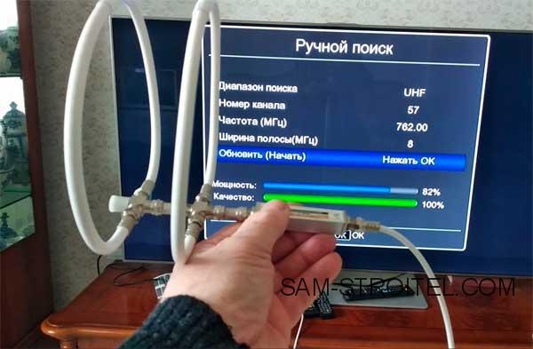 Простая самодельная антенна для приёма цифрового ТВ: размеры, фото и описание