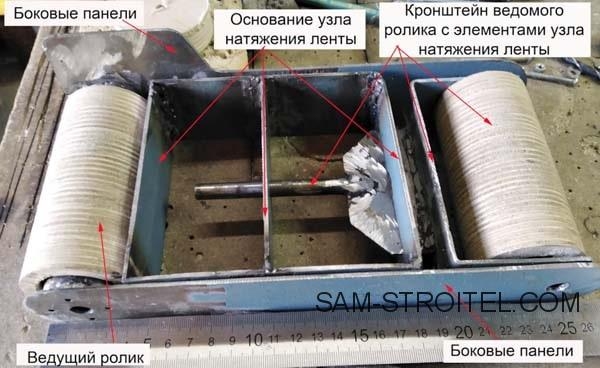Ленточно-дисковый шлифовальный станок своими руками: чертежи, фото изготовления