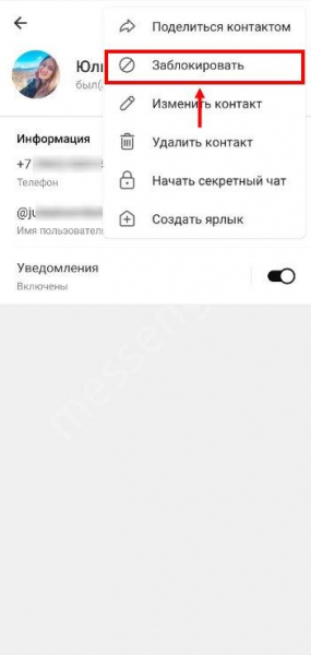 Как в Телеграмме заблокировать контакт: что он увидит?