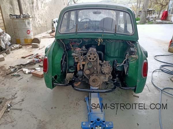 Установка на ЗаЗ-965 двигателя от автомобиля Ока