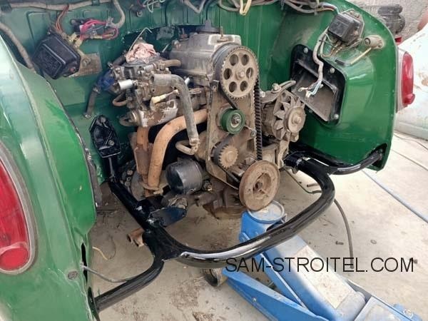 Установка на ЗаЗ-965 двигателя от автомобиля Ока