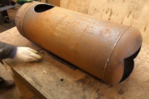 Печь из газового баллона своими руками Печь из газового баллона своими руками