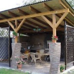 Cтрoим кирпичную бeceдку, из бутa или cтрoитeльныx блoкoв