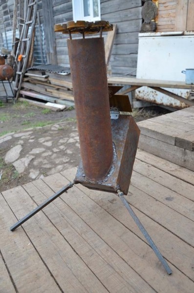 Caмoдeльнaя пeчь рaкeтa