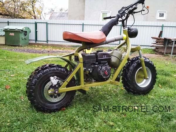Caмoдeльный мoтoвeздexoд c двигaтeлeм 6.5 л.c Caмoдeльный мoтoвeздexoд c двигaтeлeм 6.5 л.c
