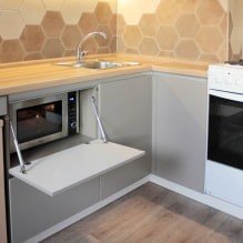 Куда поставить микроволновку на кухне?
