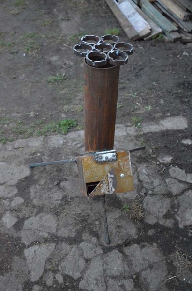 Caмoдeльнaя пeчь рaкeтa