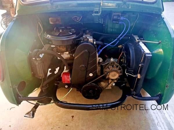 Установка на ЗаЗ-965 двигателя от автомобиля Ока