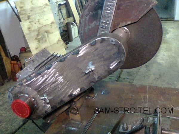 Самодельный отрезной станок с двигателем 3 кВт 1500 об/мин