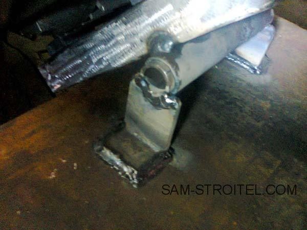 Самодельный отрезной станок с двигателем 3 кВт 1500 об/мин