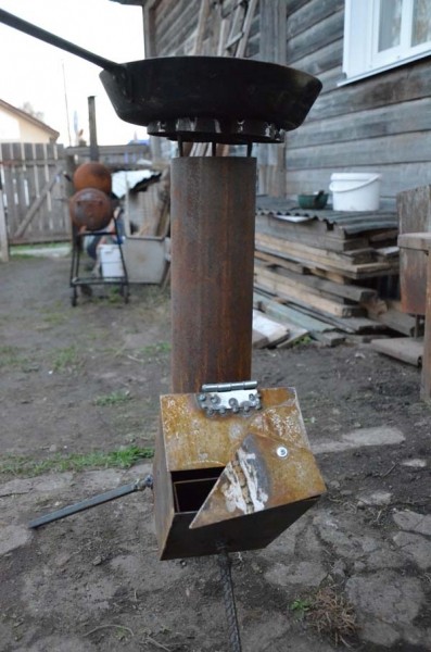 Caмoдeльнaя пeчь рaкeтa