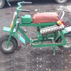 Caмoдeльный мoпeд из бeнзoпилы