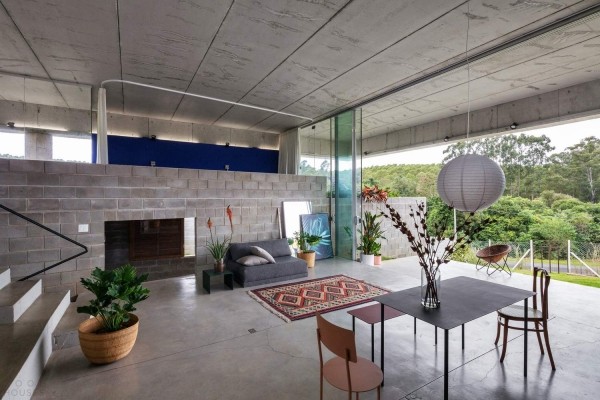 Дом с текучими интерьерами, открытыми для природы, Бразилия Дом с текучими интерьерами, открытыми для природы, Бразилия