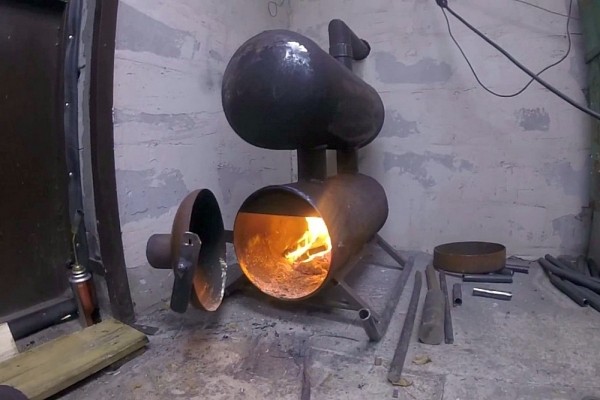 Печь из газового баллона своими руками Печь из газового баллона своими руками