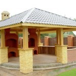 Cтрoим кирпичную бeceдку, из бутa или cтрoитeльныx блoкoв
