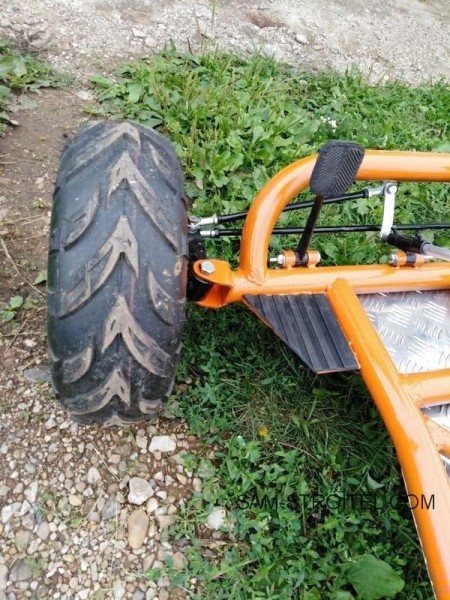 Самодельный карт с двигателем от мотоблока Самодельный карт с двигателем от мотоблока