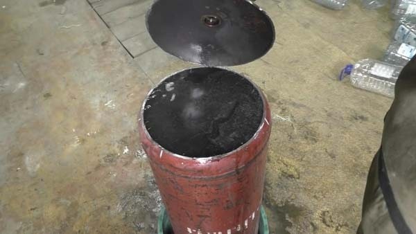 Печь из газовых баллонов сделанная своими руками