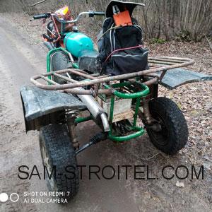Самодельный трицикл мини вездеход Самодельный трицикл мини вездеход