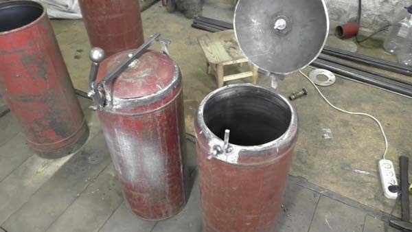 Печь из газовых баллонов сделанная своими руками