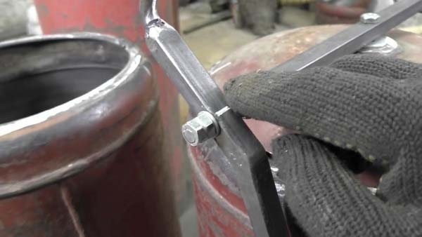 Печь из газовых баллонов сделанная своими руками