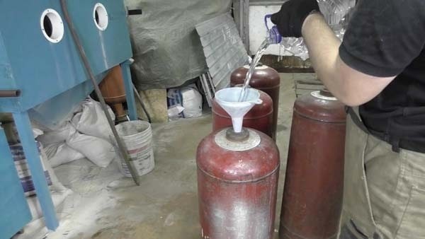 Печь из газовых баллонов сделанная своими руками