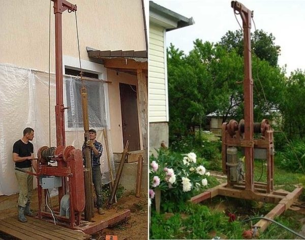 Самодельные буровые установки
