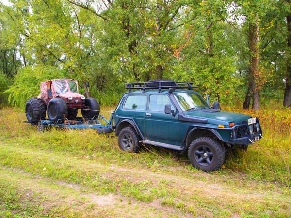 Вездеход на шинах низкого давления