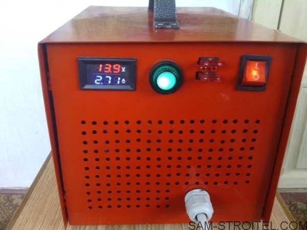 Зарядное устройство для автомобильного аккумулятора своими руками