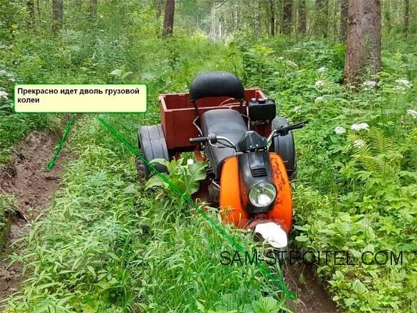 Самодельный трицикл повышенной проходимости на базе мотороллера «Муравей» Самодельный трицикл повышенной проходимости на базе мотороллера «Муравей»