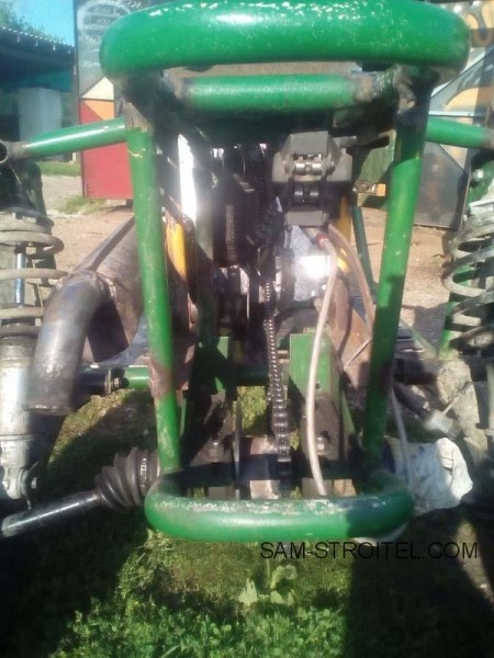 Самодельный трицикл мини вездеход Самодельный трицикл мини вездеход