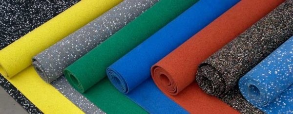 Покрытие для детских площадок из резиновой крошки и резины