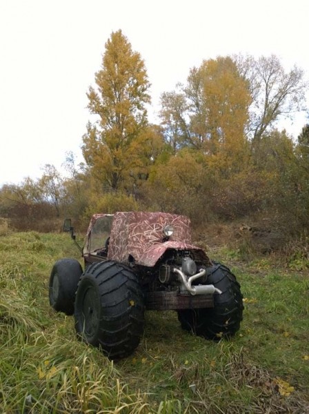 Вездеход на шинах низкого давления