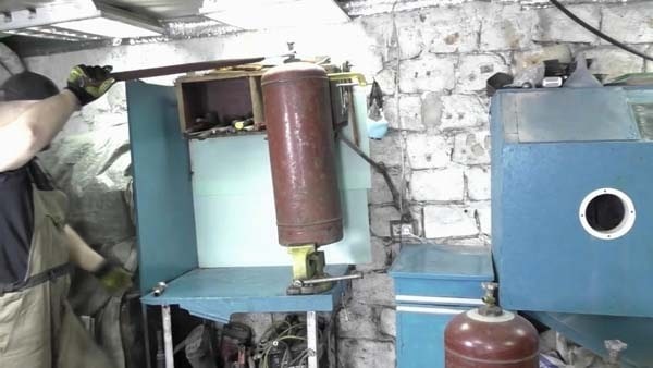 Печь из газовых баллонов сделанная своими руками