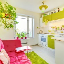 Сочетание цветов в интерьере кухни