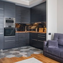 Варианты дизайна угловых кухонь Варианты дизайна угловых кухонь