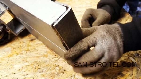 Самодельная стойка для болгарки из автомобильной помпы