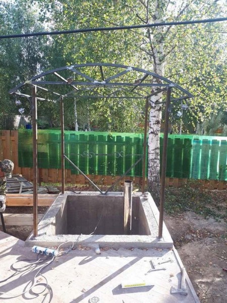 Купель с подогревом на улице своими руками