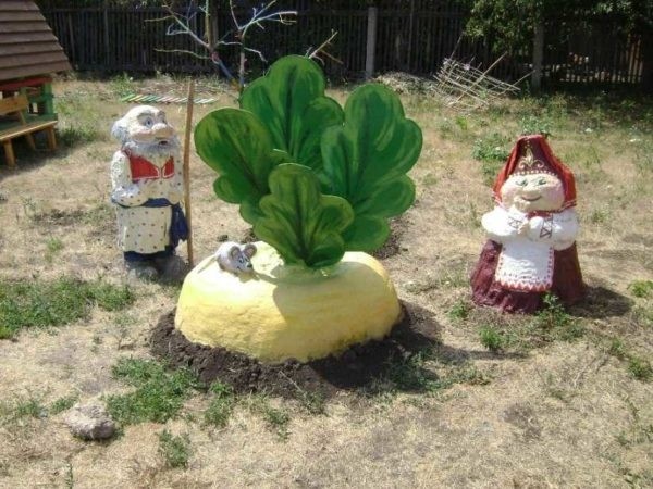 Как сделать фигурки, скульптуры для сада и участка