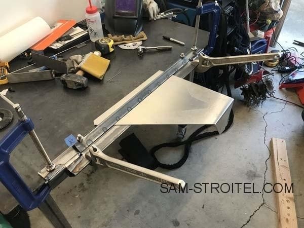 Гибочный станок для листового металла своими руками