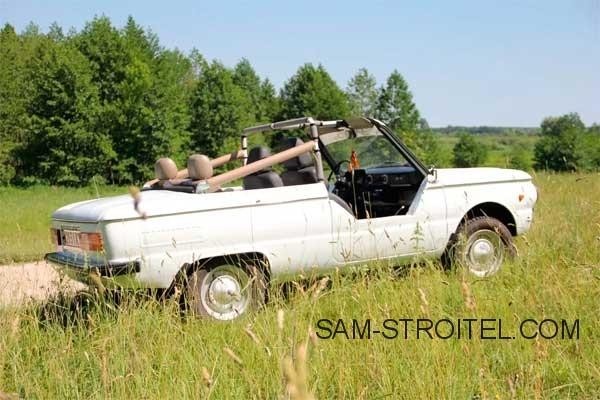 Авто самоделка на базе ЗАЗ-968М с двигателем ВАЗ-2103
