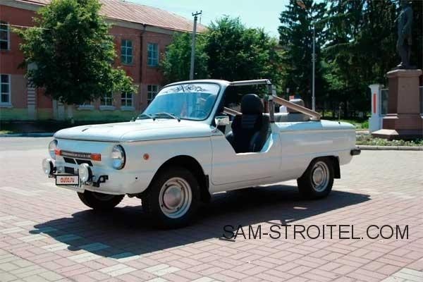 Авто самоделка на базе ЗАЗ-968М с двигателем ВАЗ-2103