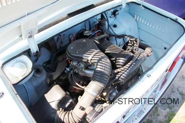 Авто самоделка на базе ЗАЗ-968М с двигателем ВАЗ-2103