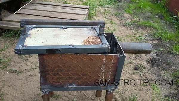 Коптильня холодного копчения из бочки 200 л Коптильня холодного копчения из бочки 200 л