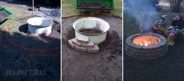 Кострище на участке своими руками
Кострище на участке своими руками