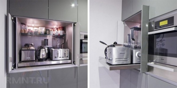 





&laquo;Гараж&raquo; для мелкой бытовой техники на кухне




