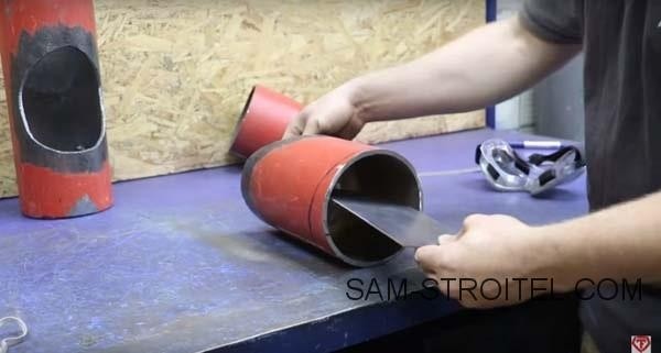 Самодельная печь из огнетушителя
