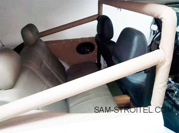 Авто самоделка на базе ЗАЗ-968М с двигателем ВАЗ-2103