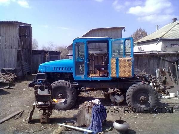 Самодельный трактор своими руками на базе ГАЗ-66