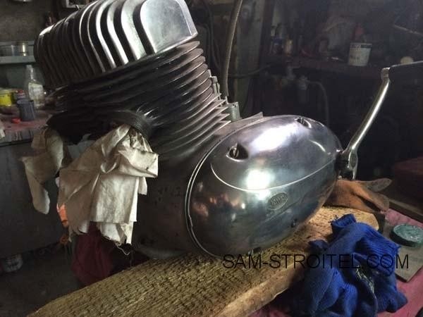 Восстановление мотоцикла Jawa 360-00 1973 г.в