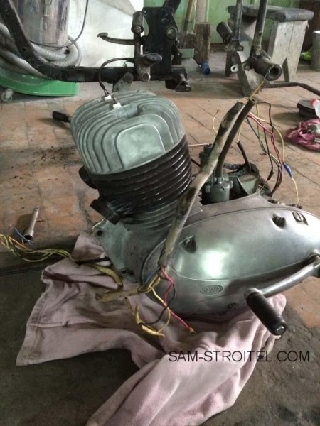 Восстановление мотоцикла Jawa 360-00 1973 г.в
